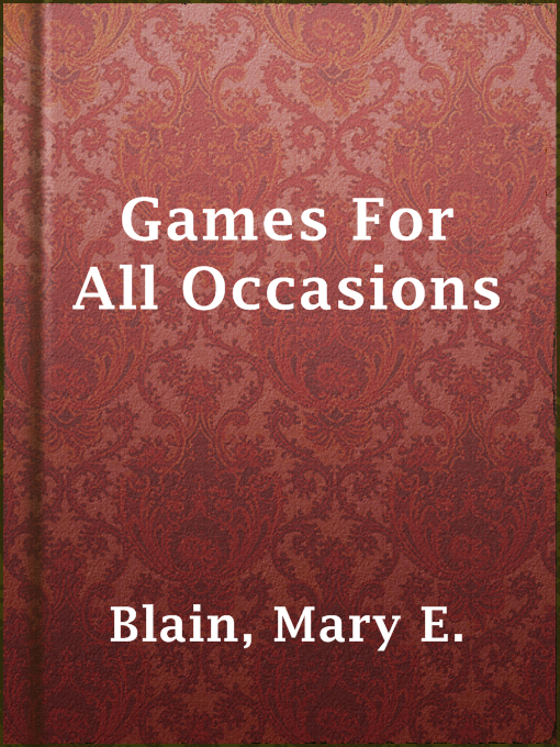 Cover image for Games For All Occasions